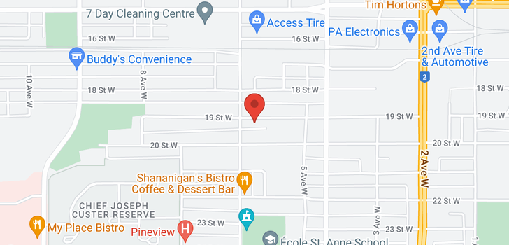 map of 571 19th ST W